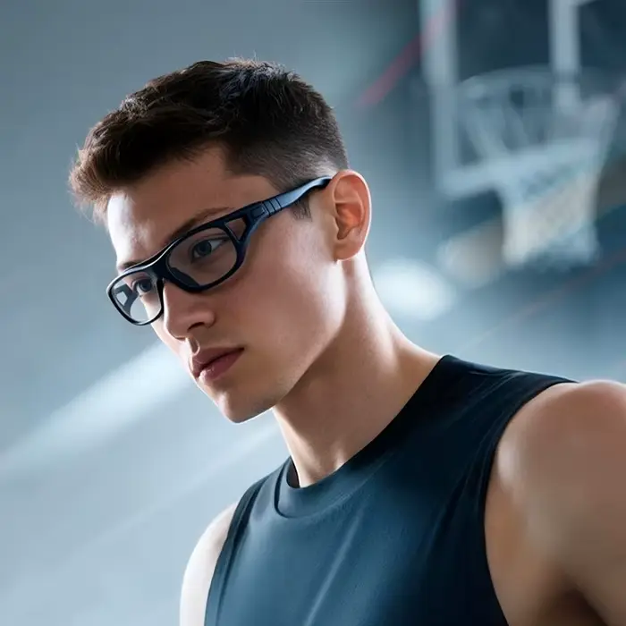 Obaolay 2025 dernières lunettes de sport à double usage cadre PC antidéflagrant professionnel polarisé pour le basket-ball