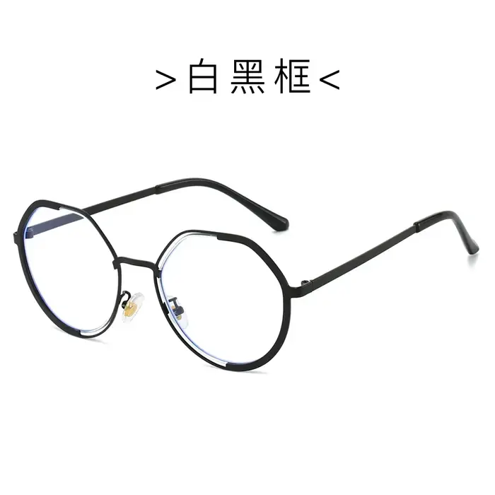 Lunettes rondes hexagonales élégantes, monture légère et tendance rétro, confortables pour une longu