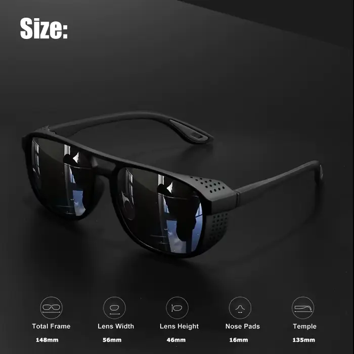 Lunettes de soleil de sport professionnelles – Polarisées coupe-vent UV400 pour le cyclisme