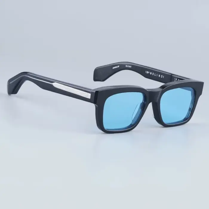 JMM Molino lunettes de soleil carrées avec rivet fait à la main classique Vintage acétate marque de 