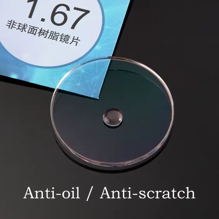 Xbora 1.56 1.61 1.67 1.74 CR-39 asphérique Anti-UV anti-rayures anti-reflet Anti rayons bleus lentil
