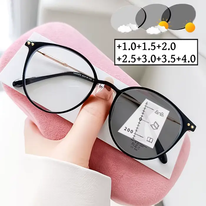 Lunettes de vue photochromiques vintage pour hommes et femmes
