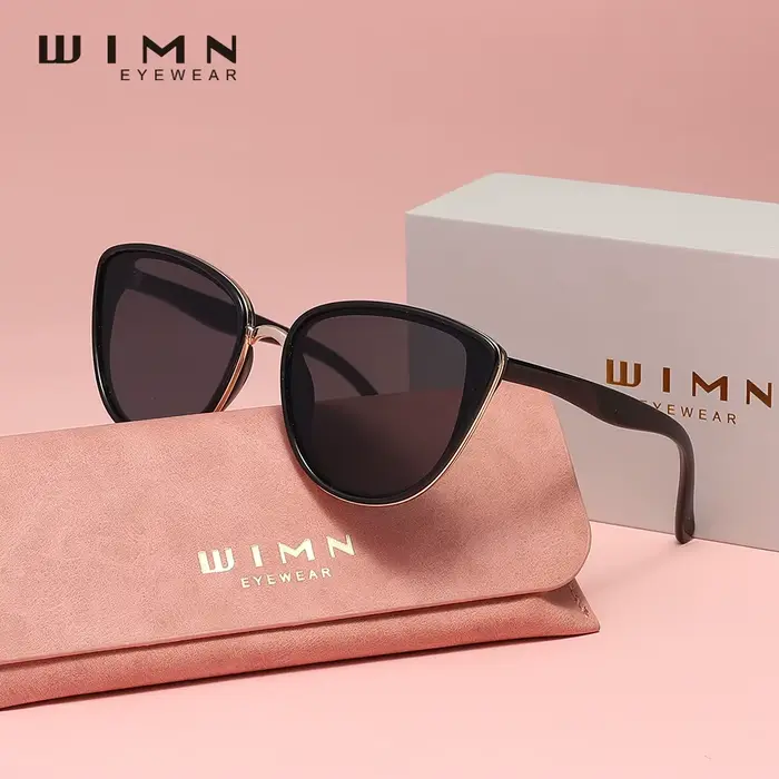 Lunettes de soleil à monture triangulaire UV400, accessoires pour femmes, conduite voyage, mode, lun