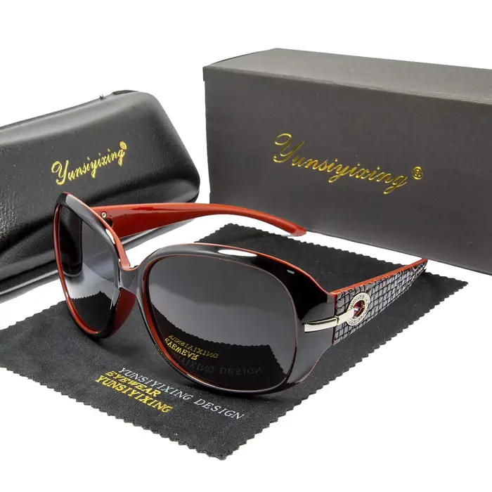 YSYX lunettes De soleil polarisées pour femmes marque lunettes De soleil design mode classique grand
