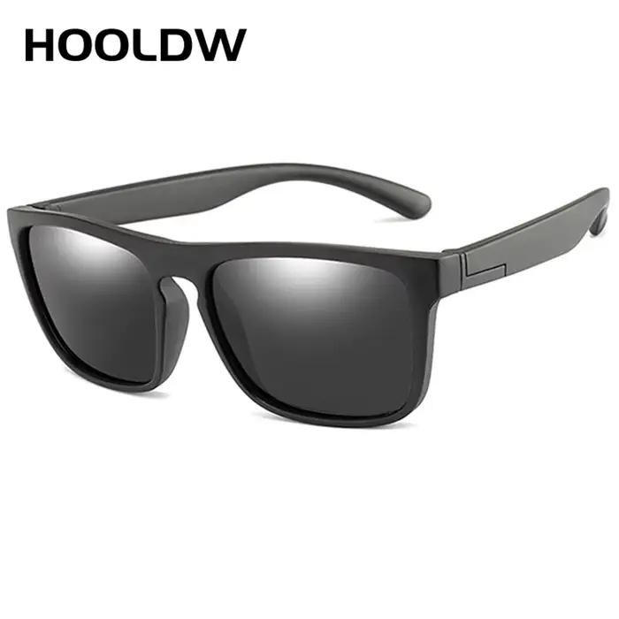 Holdw – lunettes de soleil polarisées carrées pour enfants, à la mode, pour filles et garçons, UV400
