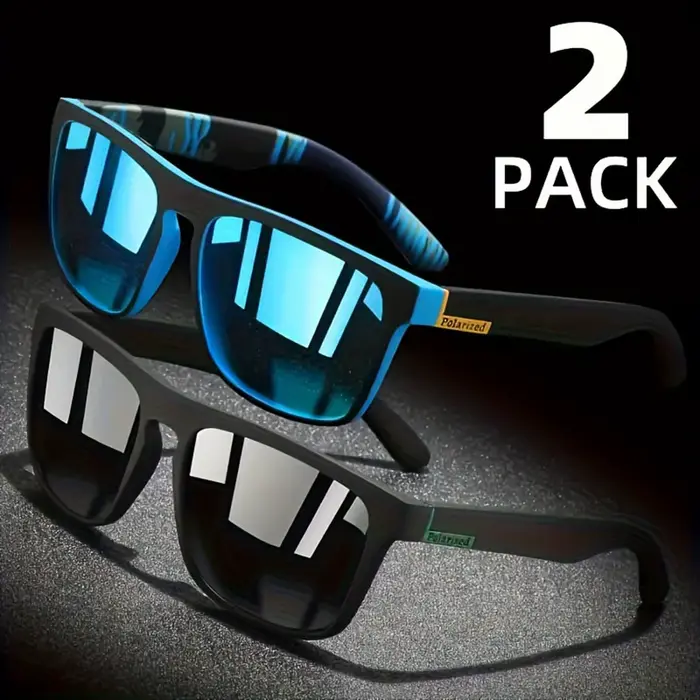 Lunettes de soleil polarisées carrées