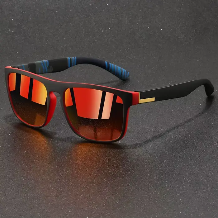 Lunettes de soleil carrées vintage tendance pour hommes et femmes