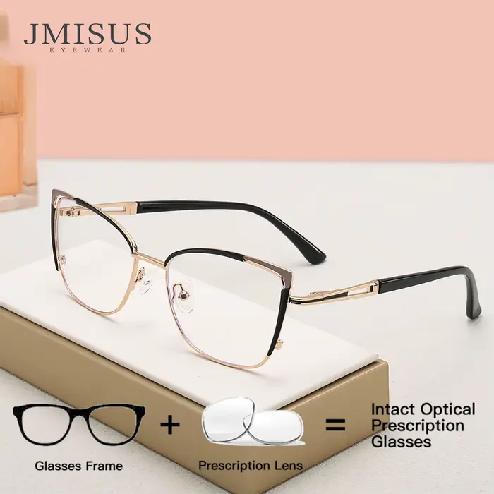 JMISUS mode papillon lunettes de Prescription Anti lumière bleue