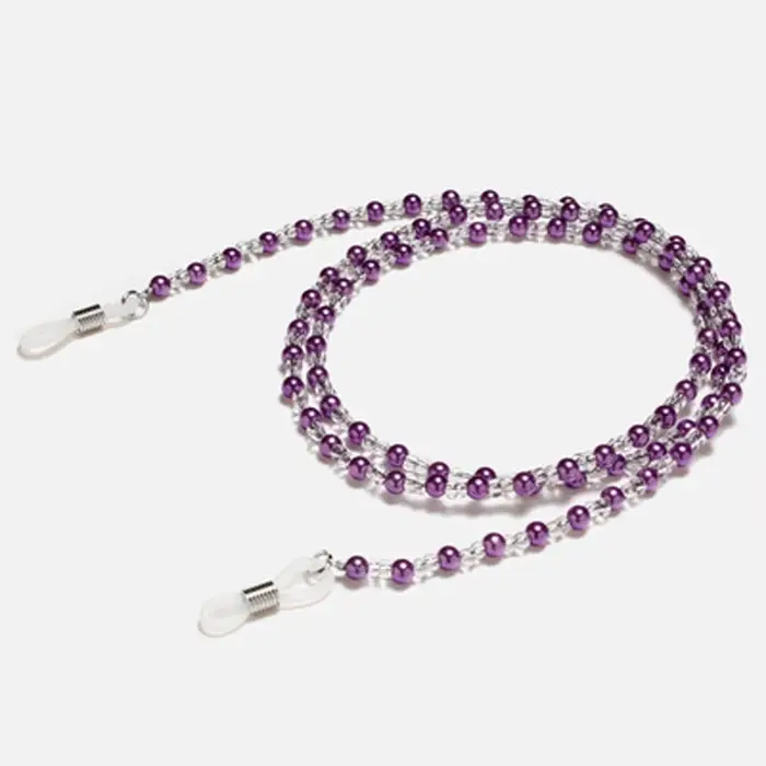 Cordon de lunettes pour femmes, cordon de maintien pour lunettes, cordon perlé pour lunettes de sole