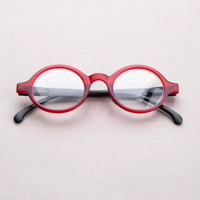 Lunettes de lecture rondes Vintage pour hommes, monture de lunettes, lentille transparente, lecteur 