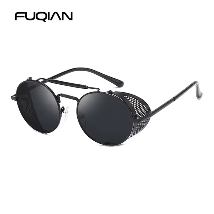 Lunettes de soleil rétro Steampunk pour hommes et femmes