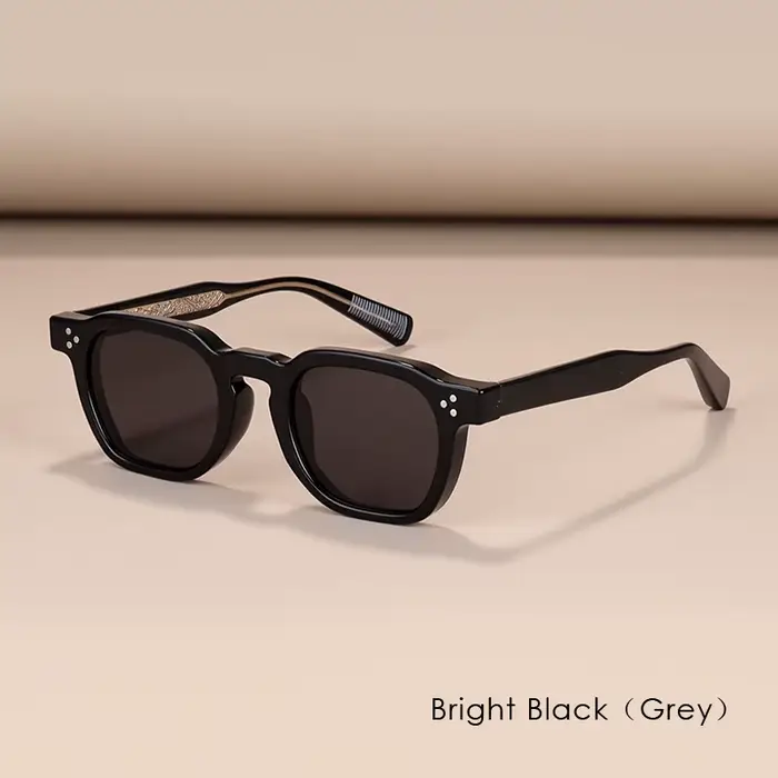 Classiques Rivets Style rétro lunettes de soleil pour femmes TR90 cadre polygone lunettes de soleil 