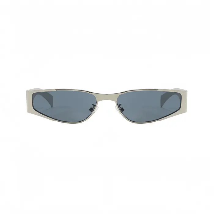 Lunettes de soleil métalliques carrées tendance pour hommes et femmes