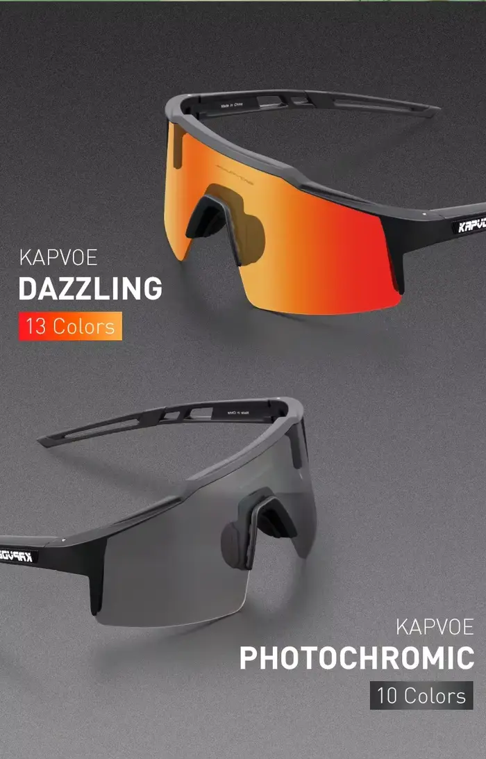 Lunettes de cyclisme photochromiques pour hommes et femmes
