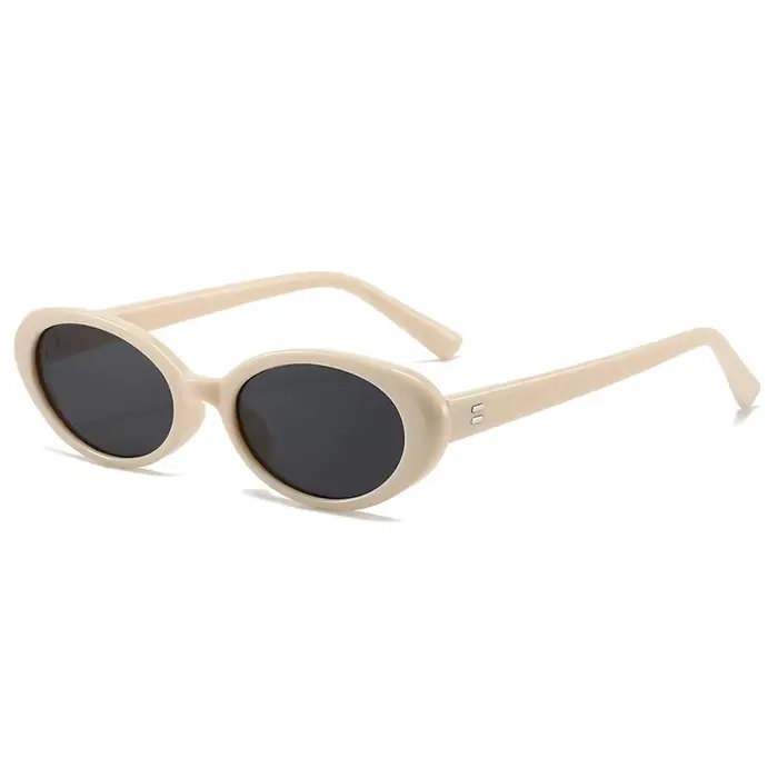 Lunettes de soleil ovales rétro Vintage pour femmes et hommes, rondes de styliste, UV400, Style Punk