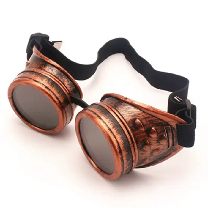 Nouvelles lunettes de soleil tendance 2021, style vintage, lunettes steampunk, lunettes de soudeur, 