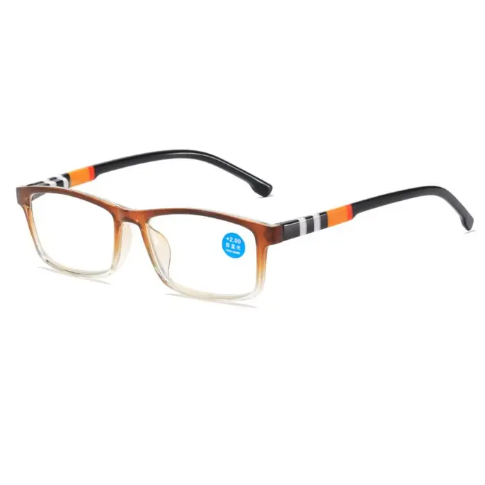 Lunettes de lecture imprimées à rayures pour hommes et femmes, haute définition, confortables, Anti-