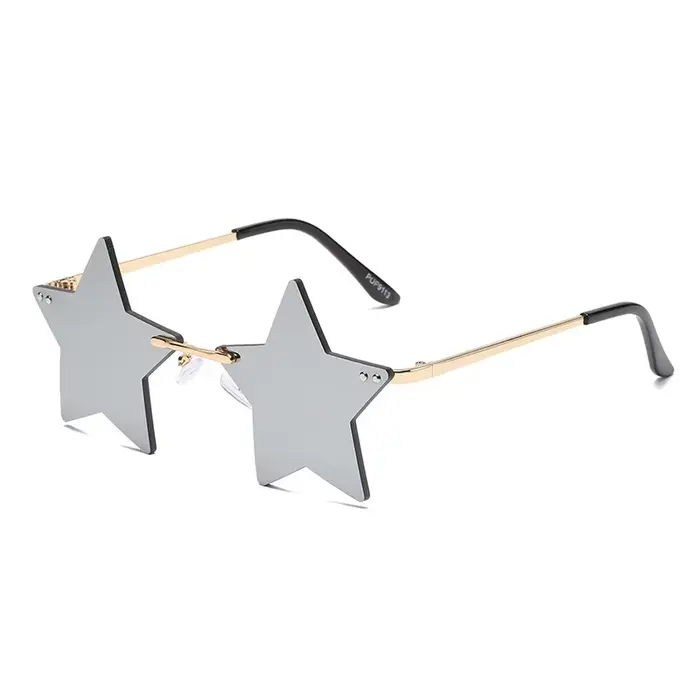 SO & EI – lunettes de soleil Vintage en forme d'étoile pour homme et femme