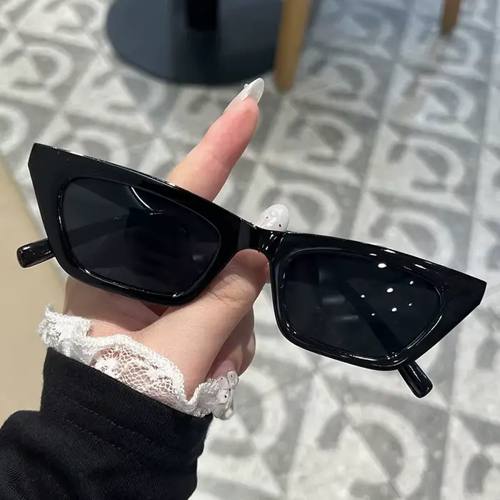 Lunettes de soleil à monture fine, écologiques, unisexes, avec verres polarisés, protection UV, pour