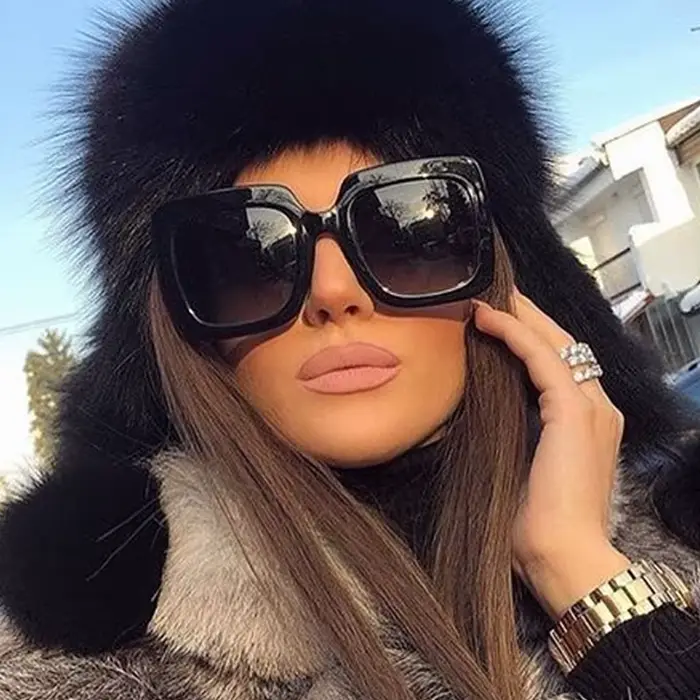 Lunettes De soleil carrées à la mode pour femmes