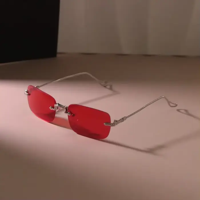 ChimSmall-Lunettes de soleil carrées pour hommes et femmes, lunettes de soleil à monture rectangulai