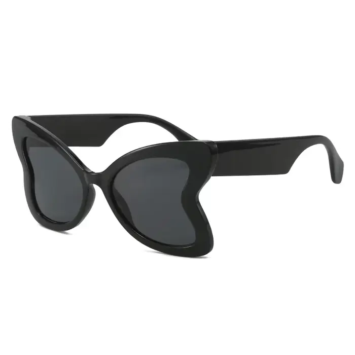 Lunettes de soleil papillon pour femmes, protection UV 400, populaire, nickel é, document, pare-sole