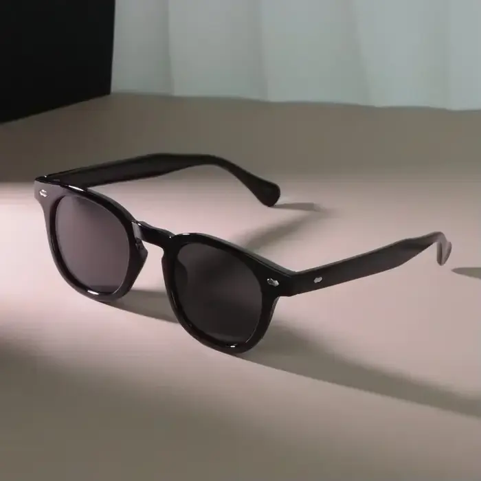 Lunettes De soleil rondes élégantes femmes hommes Vintage marque miroir lentille