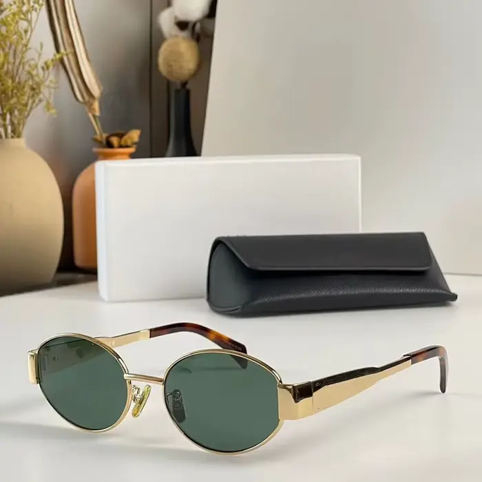 Lunettes de soleil rondes pour femmes, monture métallique de marque, style vintage, pour filles, mod
