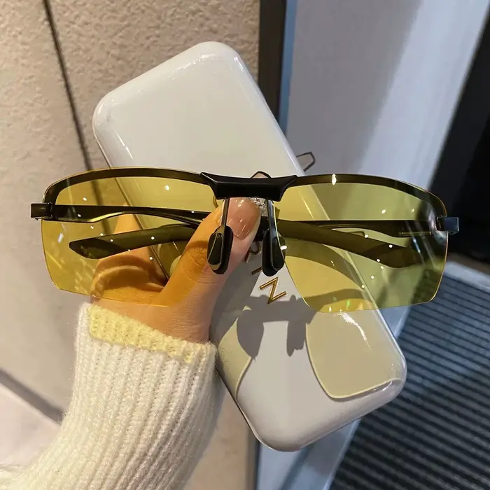 Lunettes de vision nocturne pour hommes, lunettes de soleil polarisées, protection du conducteur, co
