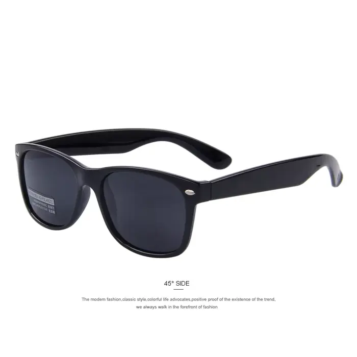 MERRYS hommes lunettes de soleil polarisées classique hommes rétro Rivet nuances marque concepteur l