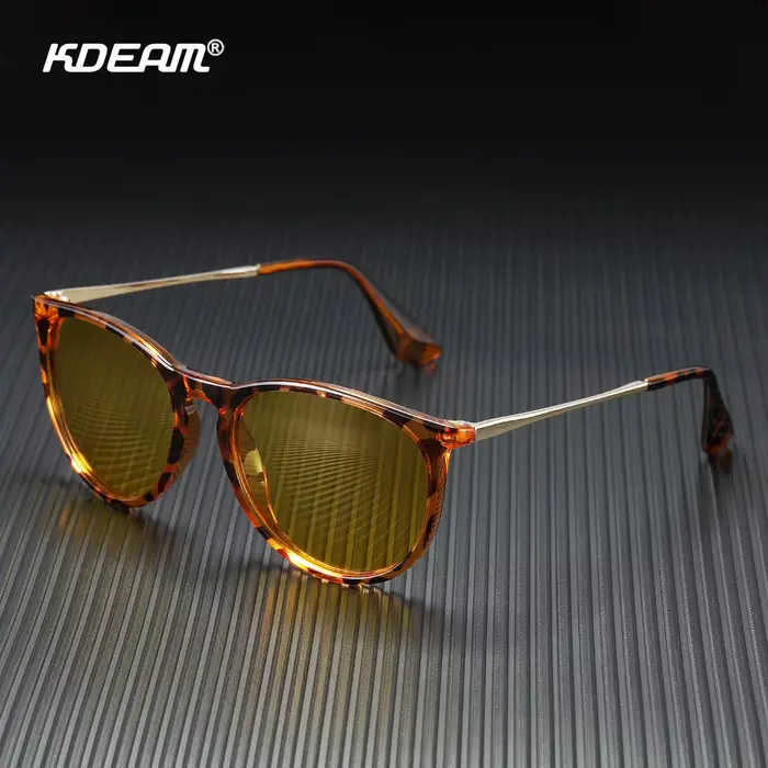 Lunettes de soleil rondes classiques pour femmes et hommes