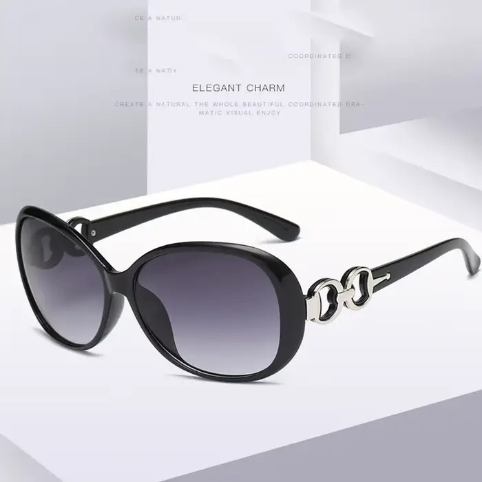 Lunettes de soleil carrées classiques de haute qualité UV400 pour femme