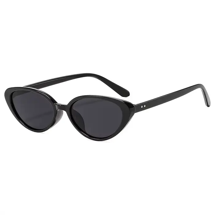 Lunettes de soleil œil de chat marron tendance pour femme, de marque, style rétro, protection UV400,