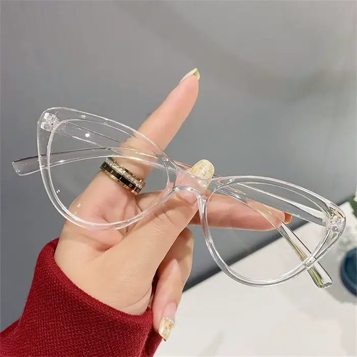 Lunettes Anti-rayons bleus pour femmes, mode œil de chat, lunettes d'ordinateur, grande monture, soins de la Vision, blocage de la lumière bleue