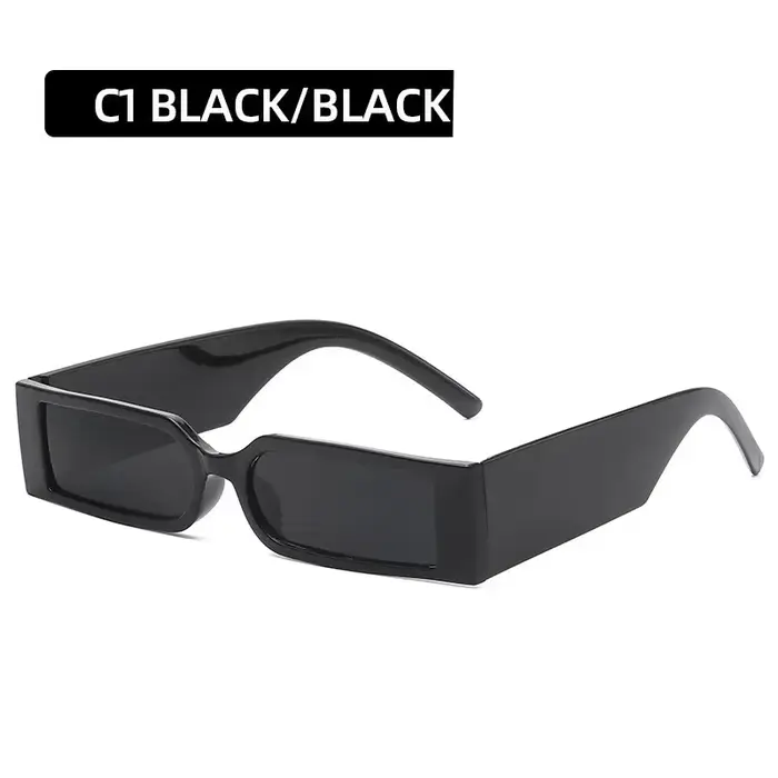 Lunettes de soleil œil de chat, petites lunettes carrées à la mode, rétro, tendance, personnalité Co