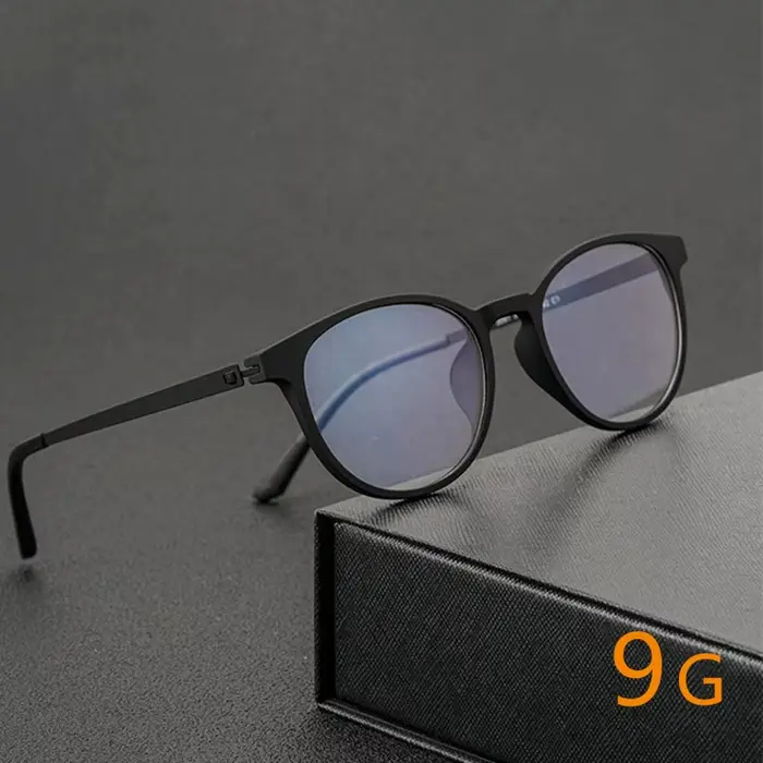 Lunettes de lecture photochromiques pour hommes, Anti lumière bleue, presbytie, monture ronde, chang
