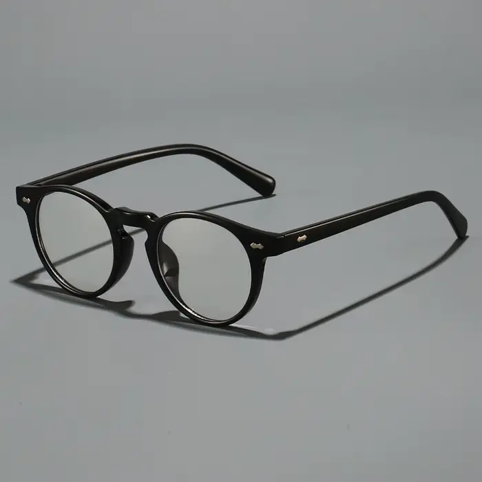 Lunettes à monture ronde TR90 de nouveau style classique rétro – Accessoire streetwear indispensable pour hommes et femmes à la mode