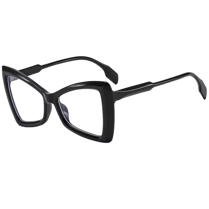 Montures de lunettes irrégulières en forme de papillon pour femmes européennes et américaines
