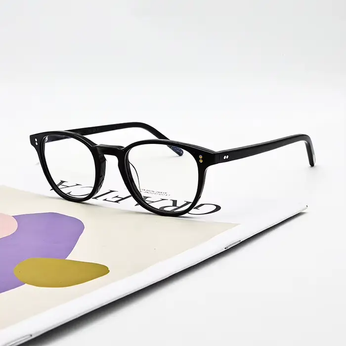 Montures de lunettes ovales classiques rétro en acétate OV5219 pour hommes
