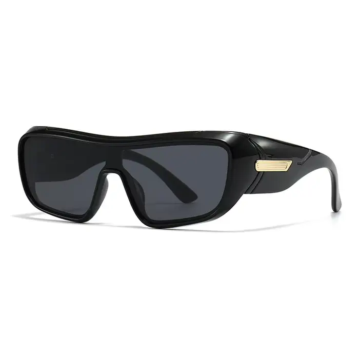 Lunettes de soleil surdimensionnées à la mode pour hommes et femmes, marque de luxe de styliste dégr