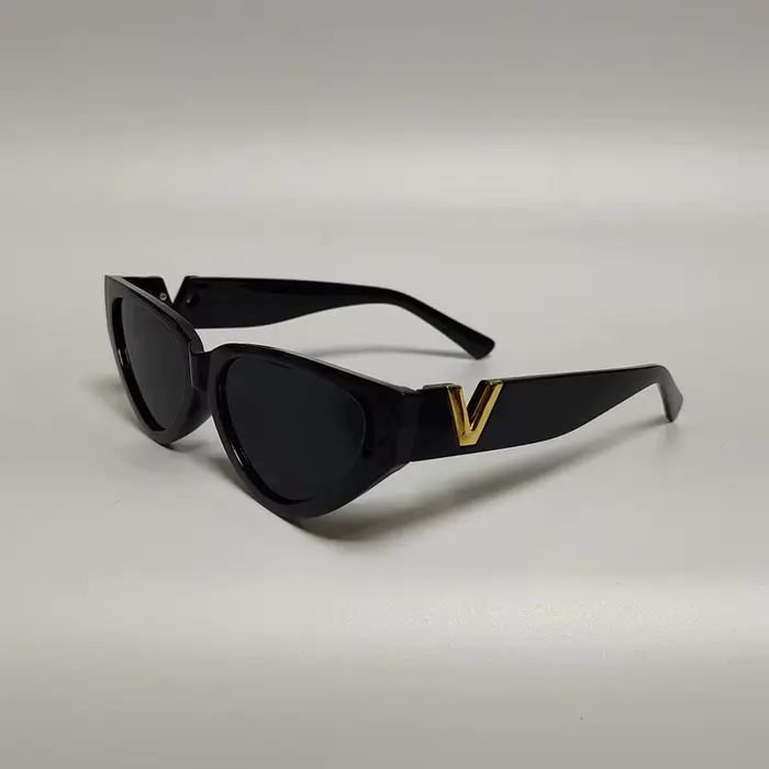 Lunettes de soleil œil de chat pour hommes et femmes, lunettes de soleil, marque de luxe, mode glamo