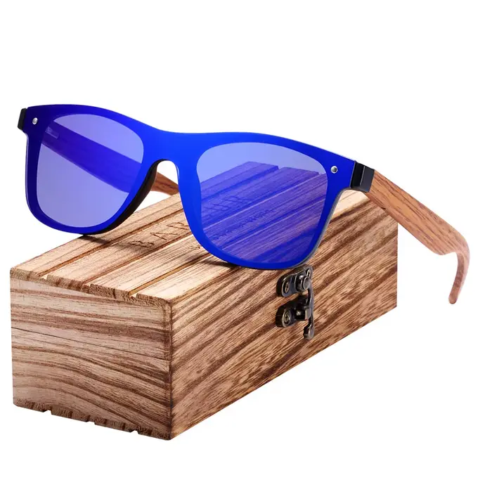 BARCUR lunettes de soleil hommes bois lunettes de soleil pour hommes lunettes de sport lunettes de s