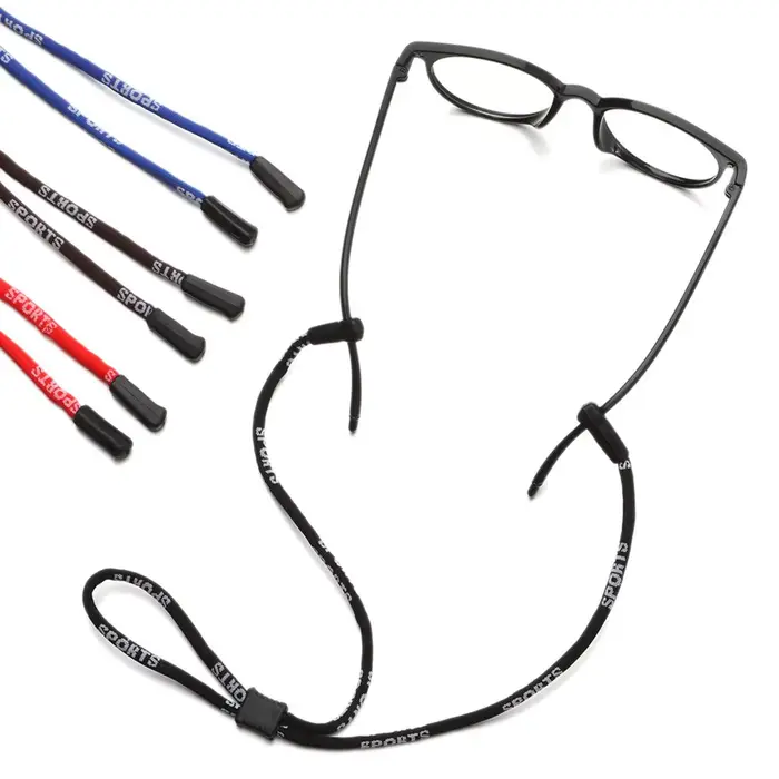 Corde de lunettes de soleil coordonnante pour hommes et femmes