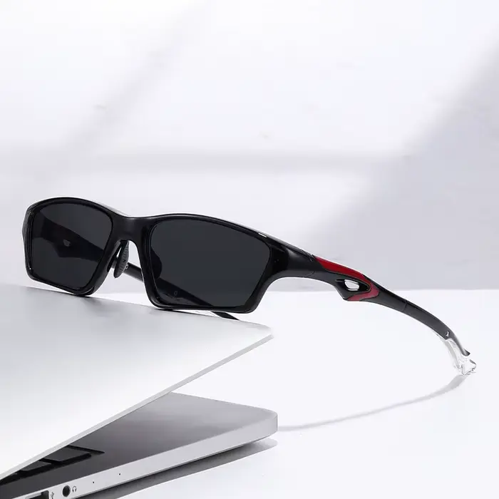 Lunettes de soleil noires sur Prescription pour hommes et femmes, TR90, lunettes de sport pour myopi