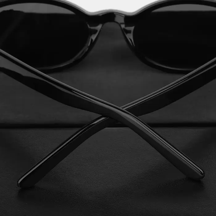 Lunettes de soleil ovales en acétate pour femme