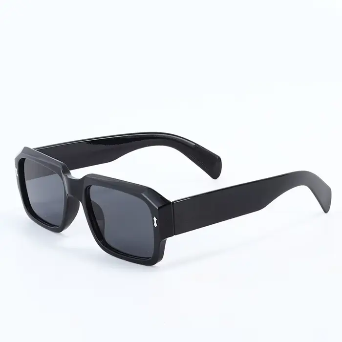 Lunettes de soleil carrées vintage pour hommes et femmes
