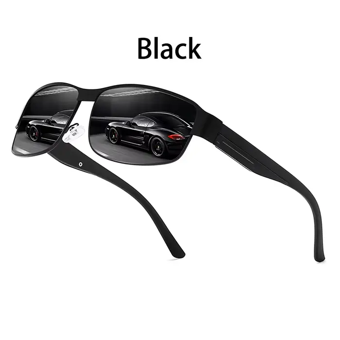 Lunettes de soleil de créateur vintage carrées de haute qualité pour hommes et femmes, idéales pour 