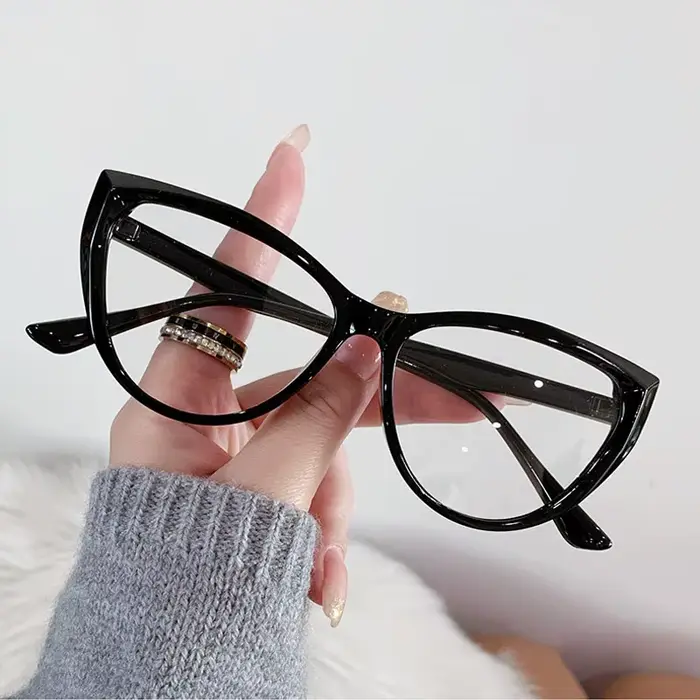 Lunettes Photochromiques Oeil de Chat Tendance Vintage Femme Homme Monture à Changement de Couleur A