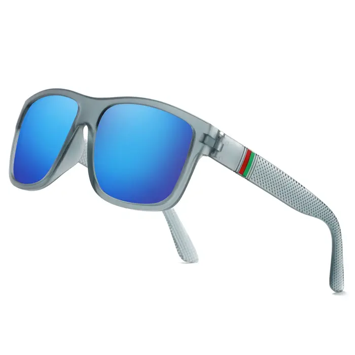 Marque classique hommes femmes carré UV400 lunettes de soleil en plein air
