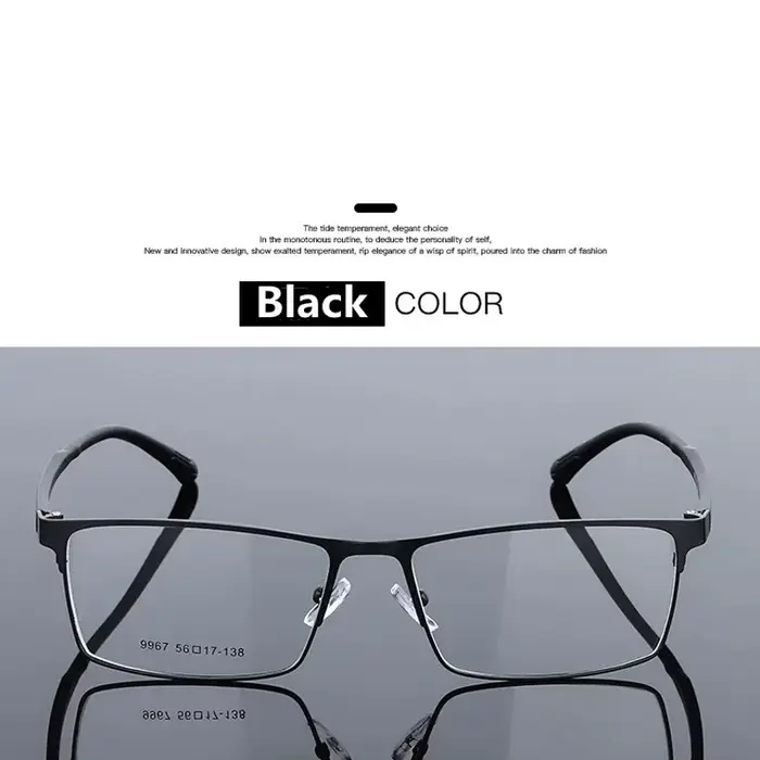 Monture de lunettes en titane pour hommes – Lunettes carrées japonaises haut de gamme, lunettes d'af